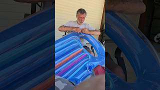 👴Grampa got suckered into blowing up the floatie😊 viral trending grampa floaties family fyp [upl. by Cherilyn]