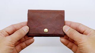 Kamino Wrap Wallet Slim minimalist ecofriendly origami wallets help you live simply [upl. by Atnohsal]