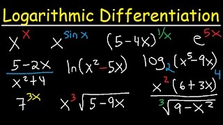 Logarithmic Differentiation of Exponential Functions [upl. by Anohr]