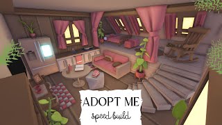 Low Budget Tiny Cottage House Speed Build 🍄 Roblox Adopt Me [upl. by Godrich]