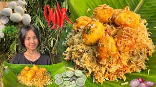 Egg Biryani  Anda Biryani recipe  Easy Egg Biryani recipe  Village Style Anda Biryani [upl. by Anyzratak]