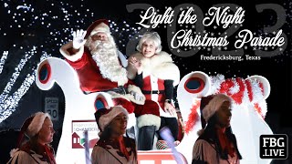 Light the Night Christmas Parade  Fredericksburg TX  2023 [upl. by Wrand681]