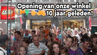 De openingsdag van onze LEGO winkel 10 jaar geleden [upl. by Enelyam]