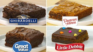 Pro Chefs Blind Taste Test Every Boxed Brownie Mix  Epicurious [upl. by Adnilrem]