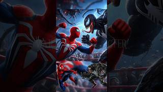 SpiderMan versus Venom in the ring 💥 marvel avengers shorts superhero [upl. by Farwell]