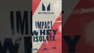 Myprotein impact whey isolate unboxingwheyisolate myprotein howtobuildmuscleforskinnyguys [upl. by Lati]