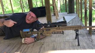 Accuracy international 1000 yards Plus holdover versus dialing the scope [upl. by Llorrac308]