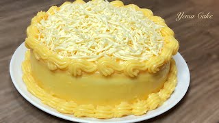 YEMA CAKE without Oven  NO BAKE  with Pipeable Yema Frosting Recipe [upl. by Gabriella]