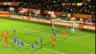 Highlights Netherlands  Slovakia Youth 20 EKqualification 15102012 [upl. by Ruff192]