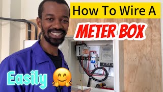 Electrical Wiring At The Meter Box DIY Version [upl. by Akinhoj]