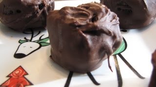 Easy Christmas Recipes  Chocolate Rum Balls Recipe [upl. by Nessi437]