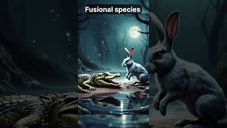 Fusional species Ai hybrid fusion hybridanimals hybridcreatures animals aiartwork shorts [upl. by Byrne234]