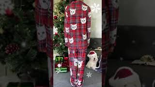 Matching Cat and Owner Pajamas for a Purrfect Christmas  888665 [upl. by Yadrahs967]