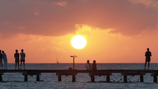 Martinique  SainteAnne  Club Med Les Boucaniers  Coucher du soleil [upl. by Esilram]