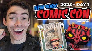 New York Comic Con 2023 Funko Pop Hunting Day 1 [upl. by Oakman]