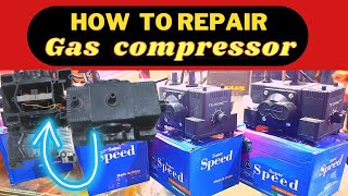 How to Repair Gas compressor machine  Gas Compressor Repair at Home  how to repair gas pump [upl. by Annavahs316]