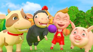 Old MacDonald Had a Farm Compilation  Kids Songs and Nursery Rhymes  Baby SumoCoco [upl. by Dnumsed]