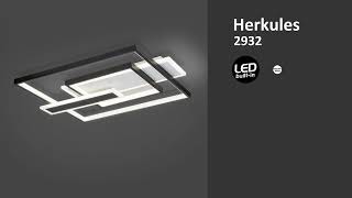 Prezentare video Plafoniera LED Herkules 2932 [upl. by Ellennej]