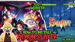 How to Install Kimetsu no Yaiba  Demon Slayer Hinokami Chronicles Games For Your PC  100  Worked [upl. by Dorren]