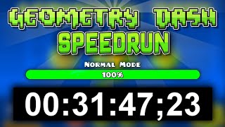 Speedrun All levels 120 314723 Geometry Dash 20  bycraftxx [upl. by Ettener994]