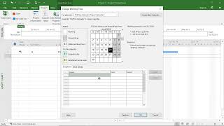 Project Calendar Set Working Time [upl. by Wester]