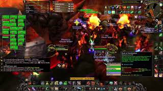 Hardcore Classic WoW Molten Core Wipe  Death Wish Guild [upl. by Senzer]