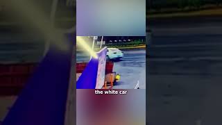 Unbelievable Moment Caught on Camera Faulty Barrier Drops onto Car [upl. by Roth895]