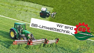 BB Umwelttechnik  Technik für nachhaltige Landwirtschaft  Doppelmessermähwerke und Kammschwader [upl. by Mandi869]