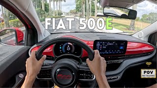 2024 Fiat 500e POV TestDrive  The new Fiats Electric Car is now bigger [upl. by Anahoj]