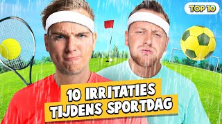 10 IRRITATIES TIJDENS EEN SPORTDAG [upl. by Urban]