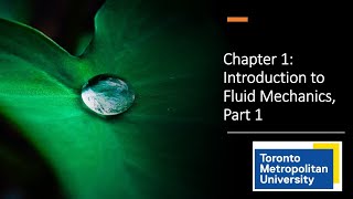 Introduction to Fluid Mechanics Part 1 [upl. by Dnomyad]