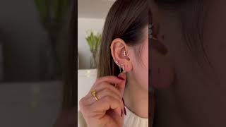 My Ear Piercings  Assolari Cartilage Earrings amp Ear Piercings [upl. by Aleciram775]