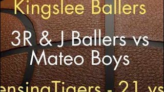 mateo vs 3 R amp J ballers [upl. by Epolulot]