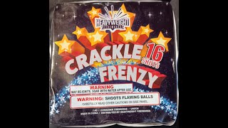 CRACKLE FRENZY BY HEAVYWEIGHT FIREWORKS 16 SHOT 200 GRAM [upl. by Schafer]