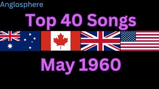 Anglosphere Top 40 May 1960 [upl. by Ayekat949]