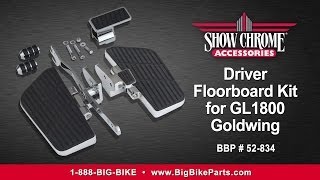 Driver Floorboard Kit for GL1800 Goldwing [upl. by Ennayt]