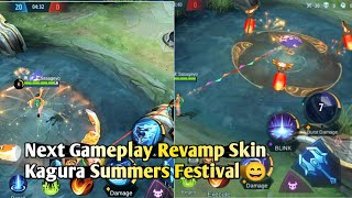 REVAMP SKIN KAGURA SUMMER FESTIVAL  Mobile Legends [upl. by Komsa]