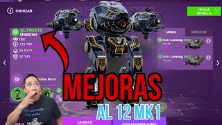 ✅️MEJORAS AL 12 MK1 AL ULTIMATE DESTRIER ¿CUANTA PLATA SE NECESITA SIN Y CON DESCUENTO  War Robots [upl. by Herring887]