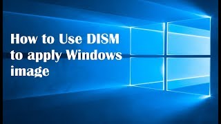 Use DISM to apply Windows image in 1 minute [upl. by Nnyleuqaj]