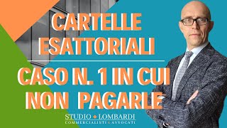 CARTELLE ESATTORIALI ULTIMISSIME  Un caso concreto in cui puoi annullarle [upl. by Nairde]