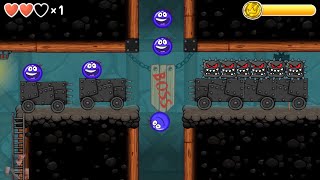 New Update quot INTO THE CAVE quot Blue Tomato Ball Complete level 61  75 with boss fights [upl. by Litton]