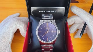 Relógio Masculino Technos Steel 42mm [upl. by Nothsa]