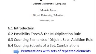 74 22 Permutations with Sets of Repeated Elements [upl. by Brana]