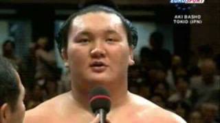 Sumo  Best Fights of Aki Basho 2007 from Day 131415 [upl. by Aretahs]