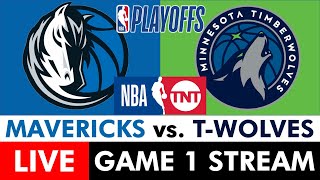 Mavericks vs Timberwolves Live Streaming Scoreboard PlayByPlay Highlights  NBA Playoffs Game 1 [upl. by Yclek]