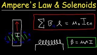 Amperes Law amp Magnetic Field of a Solenoid  Physics amp Electromagnetism [upl. by Hoffert723]