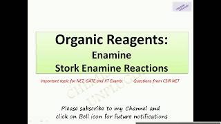 Enamine Stork Enamine Reaction [upl. by Ahseya32]