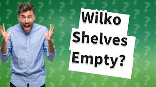 Why are Wilko shelves empty [upl. by Hareema]