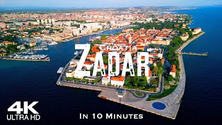 ZADAR 🇭🇷 Drone Aerial 4K  Croatia Hrvatska Dalmatia [upl. by Elam]