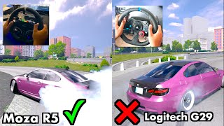 Moza R5 vs Logitech G295 Reasons I Upgraded Goodbye Logitech [upl. by Idnak]